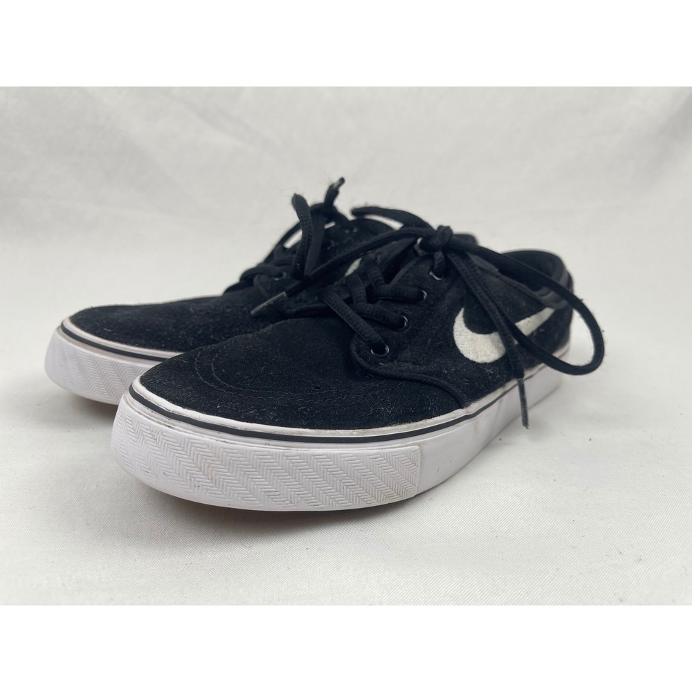 Nike SB Stefan Janoski Kids 5Y Black Suede Skate Shoes 525104-021 2018 Low Top